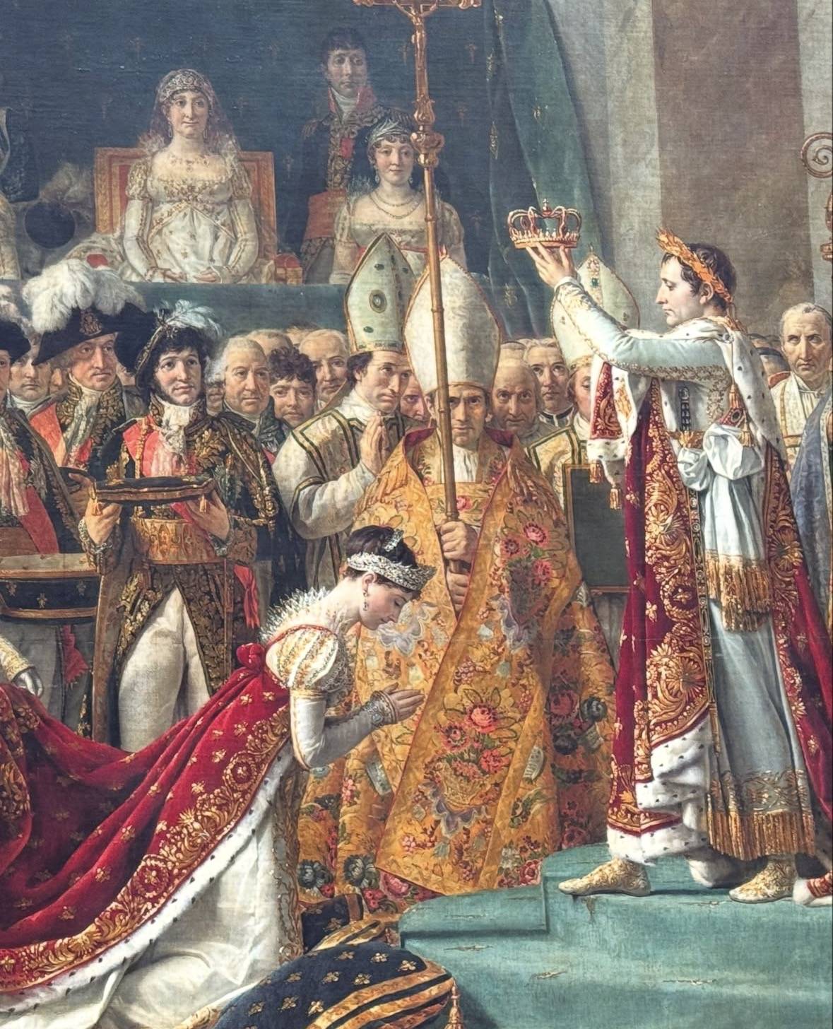 Louvre Müzesi - Napolyon'un taç giyme töreni