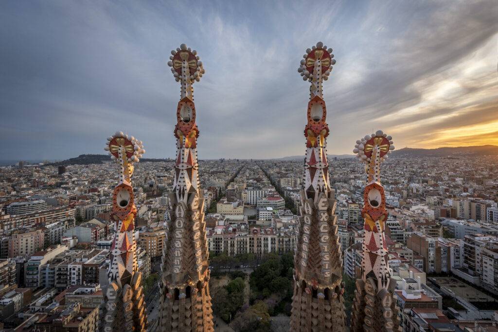 Sagrada Familia manzarası