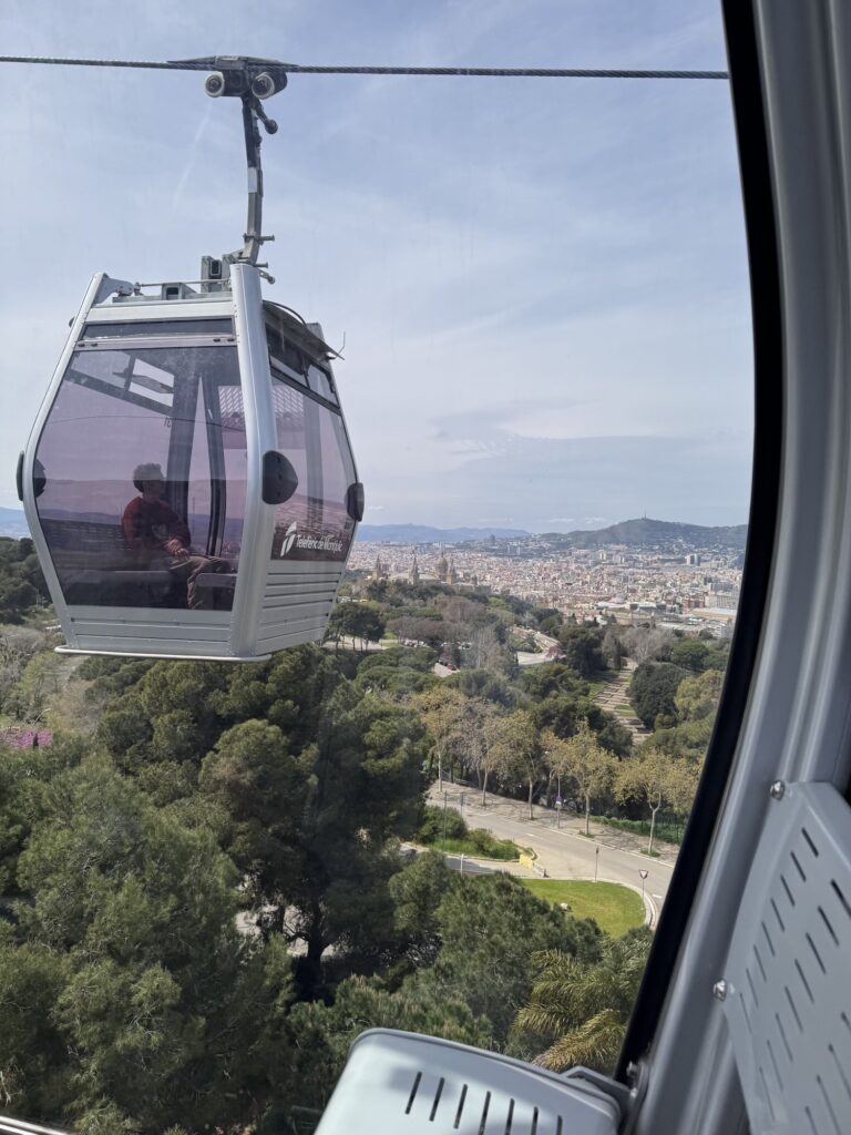Montjuïc teleferik deneyimi